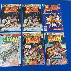6 DC Comics CLAW The Unconquered - 1976