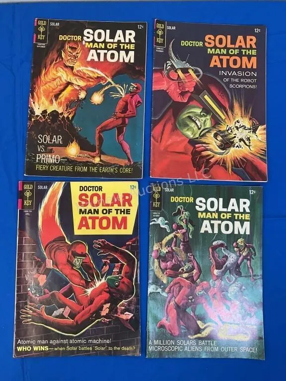 4 Gold Key Comics - Doctor Solar - 1966