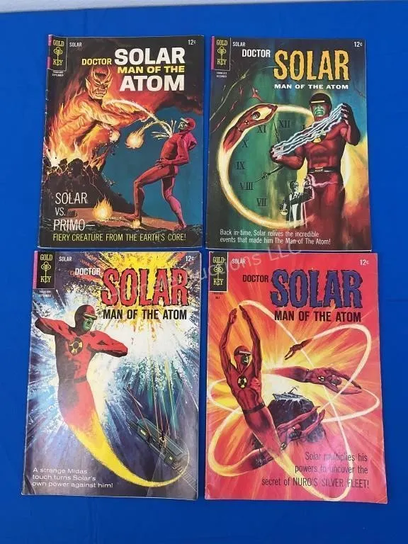 4 Gold Key Comics - Doctor Solar - 1965, 1966