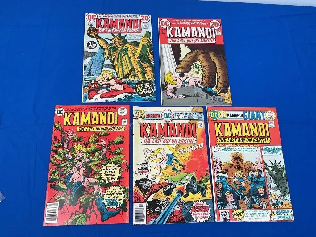 5 DC Comics Kamandi - 1972 - 1977