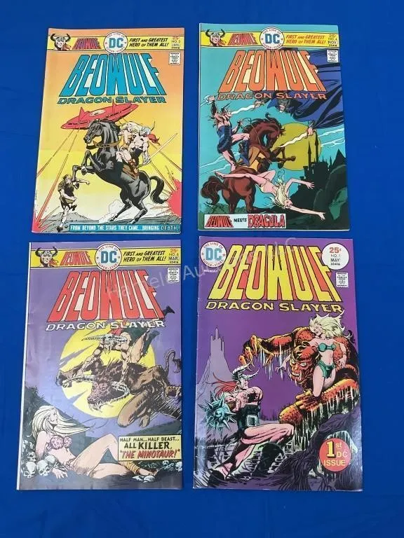 4 DC Comics Beowulf - 1975 - 1976