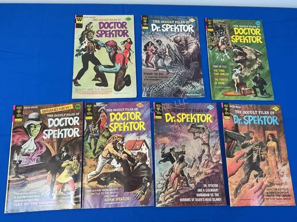 7 Gold Key Comics Doctor Spector - 1973 - 76