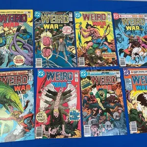8 DC Comics Weird War Tales - 1979-81