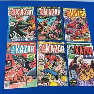 6 Marvel Comics KA-ZAR 1972-76
