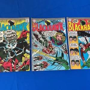 3 DC Comics Blackhawk - 1966