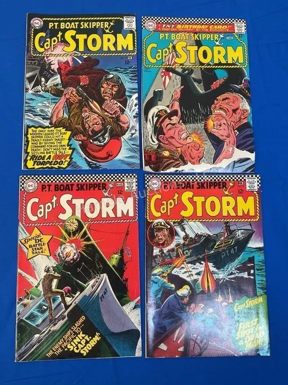 4 DC comics Captain Storm - 1966-67