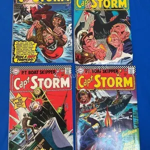 4 DC  comics Captain Storm - 1966-67