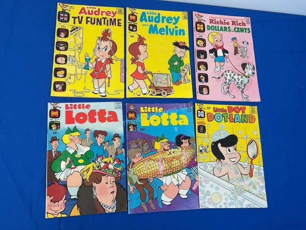 6 Harvey Comics Assorted Titles