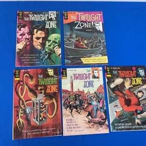 5 Gold Key Comics The Twilight Zone 1967-72