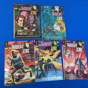 5 Gold Key Comics The Twilight Zone - 1972-76