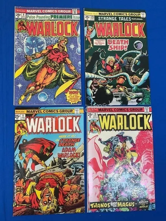 4 Marvel Comics WARLOCK - 1975