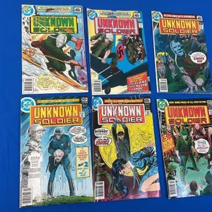 6 DC Comics The Unknown Soldier - 1978-79