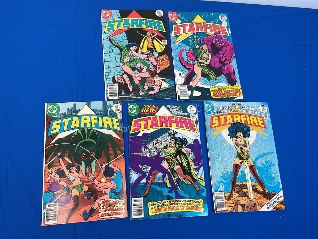 5 DC Comics Starfire - 1977