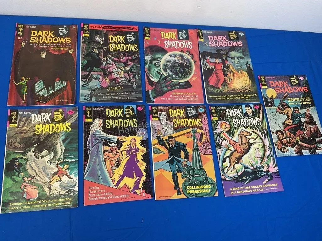 9 Gold Key Comics Dark Shadows - 1971-76