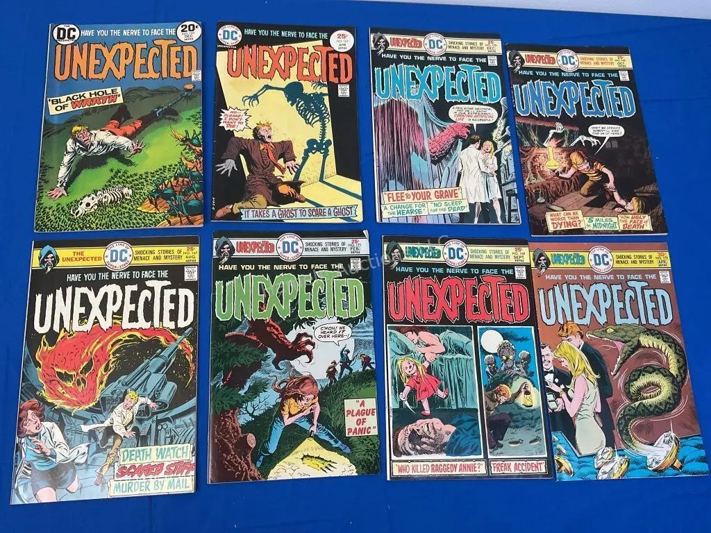 8 DC Comics The Unexpected- 1973-76