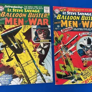 2 DC Comics Men of War - 1965 & 1966