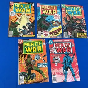 5 DC Comics Men of War - 1977-78