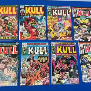 8 Marvel Comics KULL - 1972-77