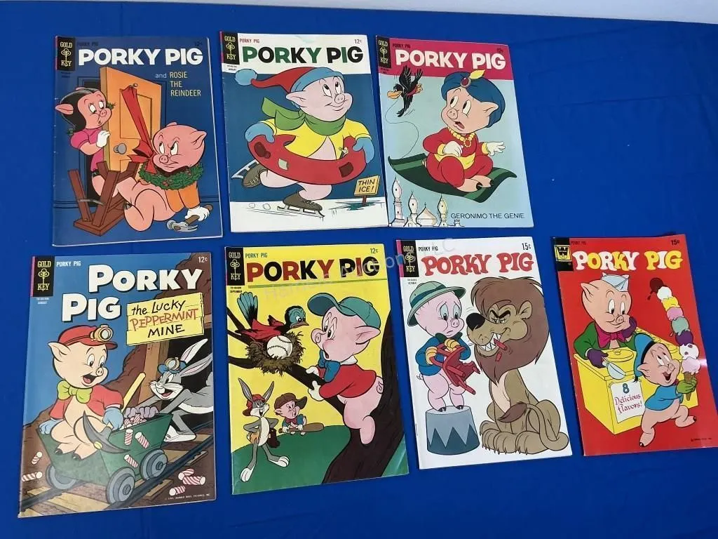 7 Gold Key Comics - Porky Pig