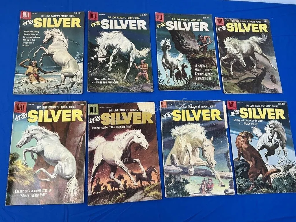 8 Dell Comics - Hi-Yo Silver