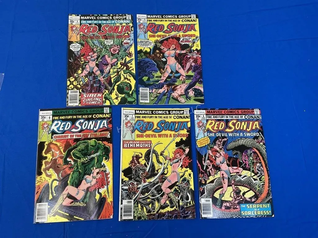 5 Marvel Comics- Red Sonja