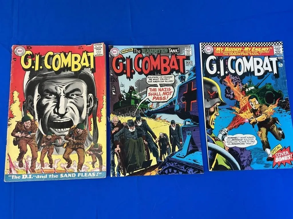 3 DC Comics - GI Combat
