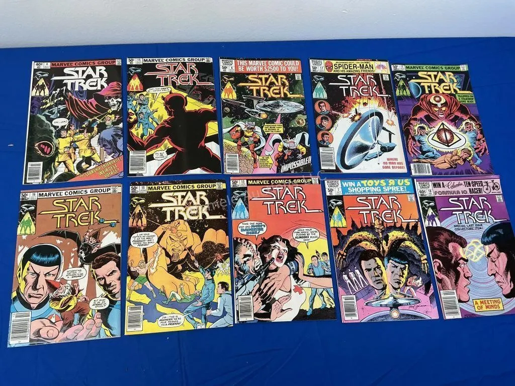 10 Marvel Star Trek Comics