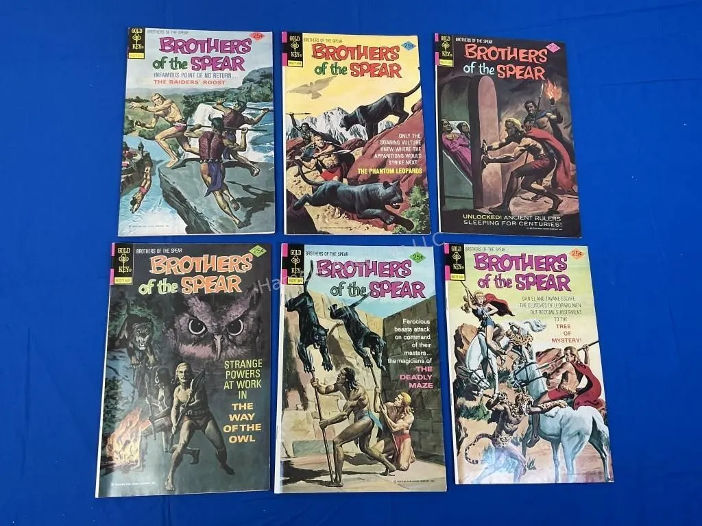 6 Gold Key Comics - Brother of the Spear