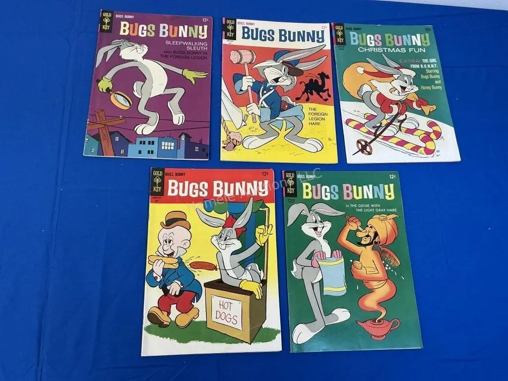 5 Gold Key Comics - Bugs Bunny