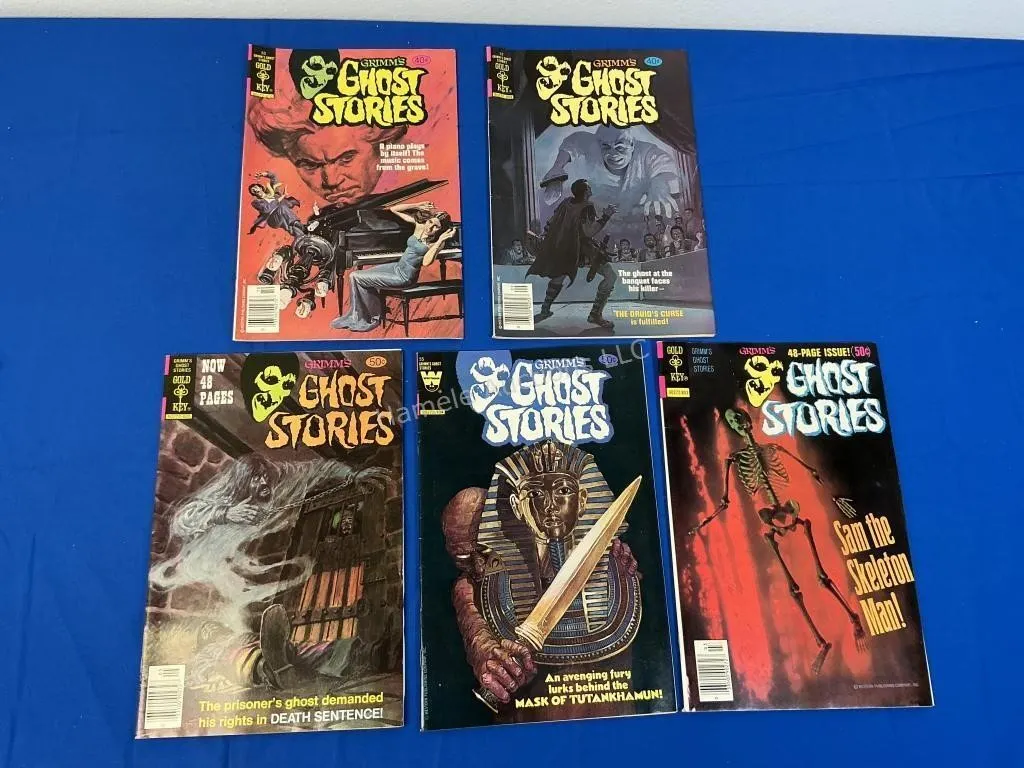 5 Gold Key Comics - Grimm�s Ghost Stories