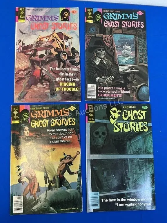 4 Gold Key Comics - Grimm�s Ghost Stories