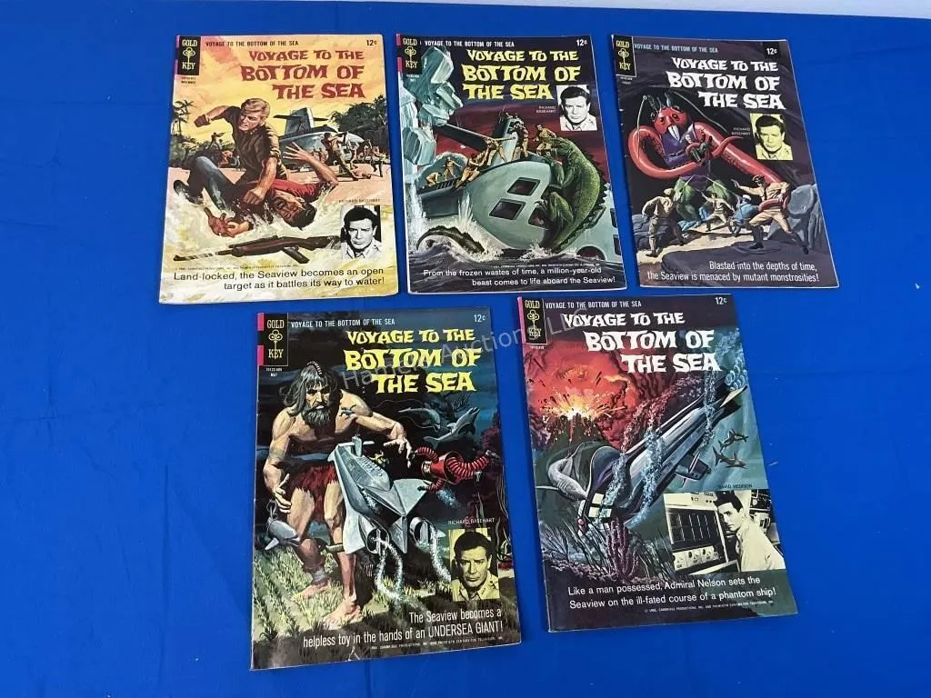 5 Gold Key Comics Voyage to the Bottom of the Sea