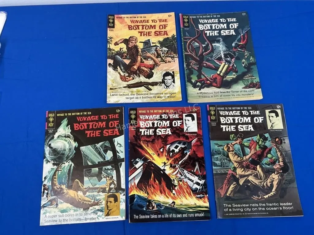 5 Gold Key Comics - Voyage to the Bottom of the