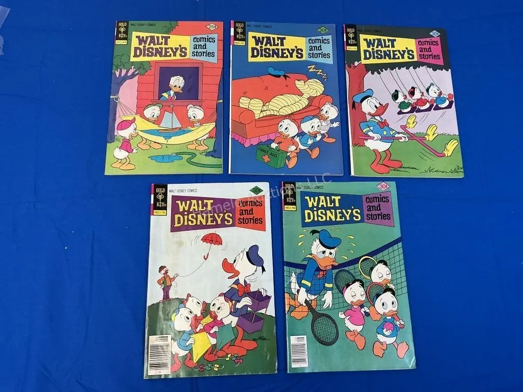 5 Gold Key Walt Disney Comics