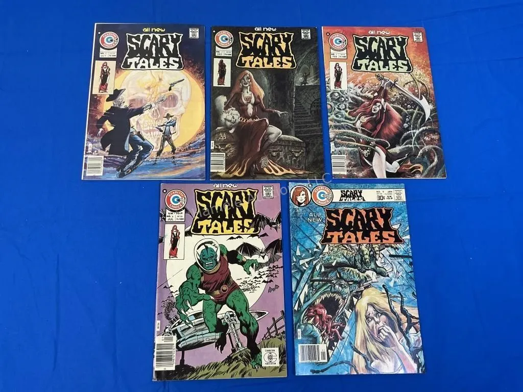 5 Charlton Comics Scary Tales