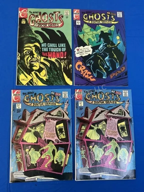 4 Charlton Comics The Many Ghosts of Dr. Graves