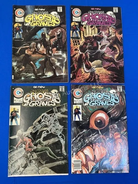4 Charlton Comics The Many Ghosts of Dr. Graves