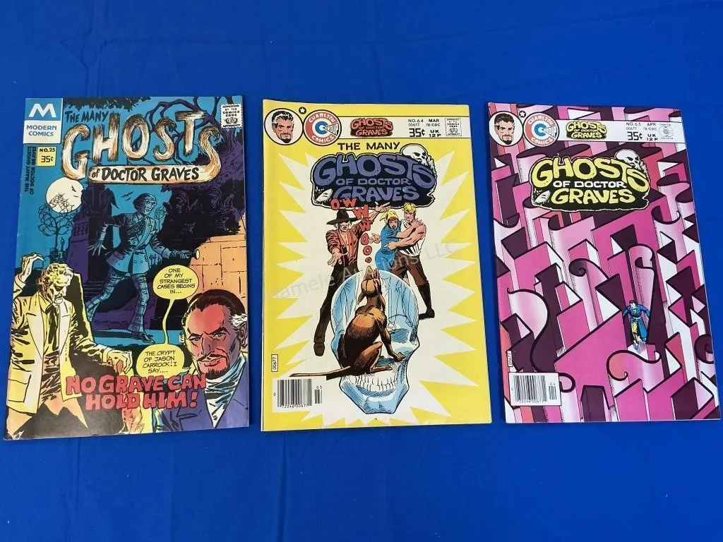 3 Charlton Comics The Many Ghosts of Dr. Graves