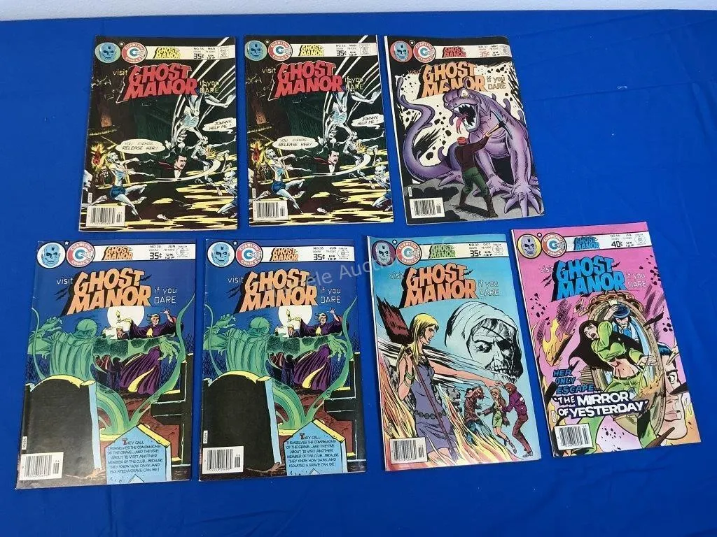 7 Charlton Comics Ghost Manor