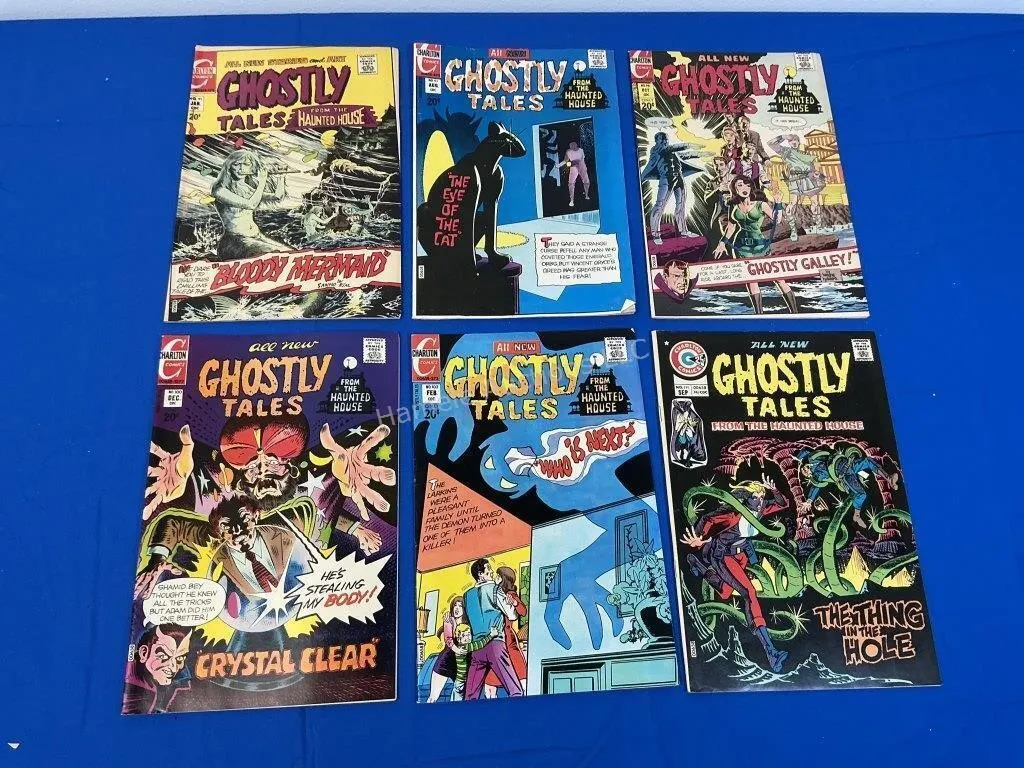 6 Charlton Comics Ghostly Tales