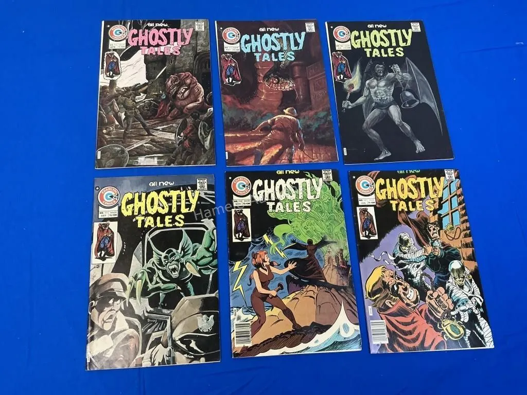 6 Charlton Comics Ghostly Tales # 114 - 119