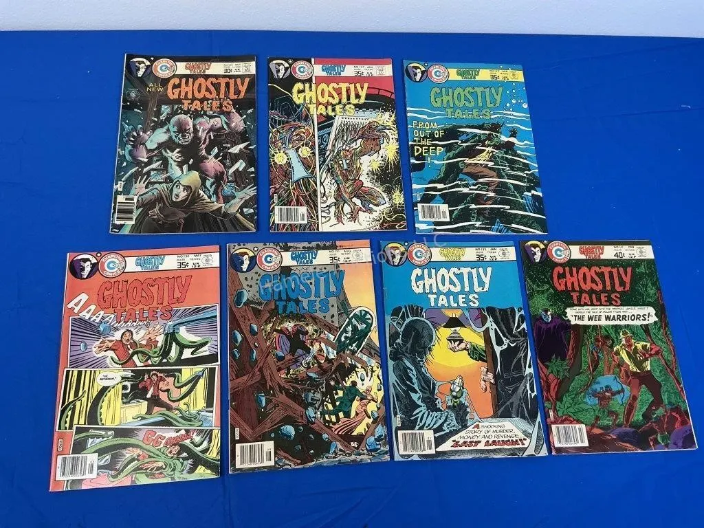 7 Charlton Comics Ghostly Tales