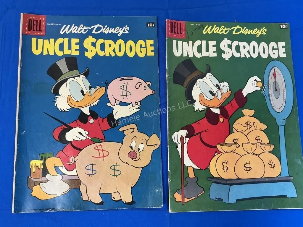 2 DELL Walt Disney�s Uncle Scrooge # 20, 21