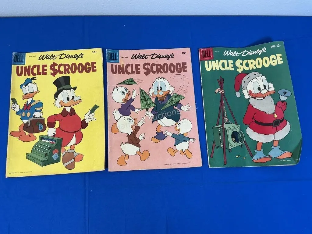 3 DELL Walt Disney�s Uncle Scrooge # 22, 23, 24