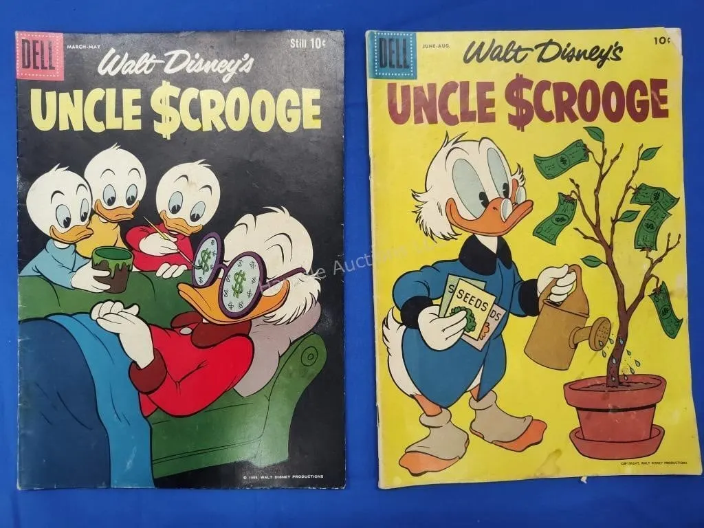 2 DELL Walt Disney�s Uncle Scrooge #18, 25
