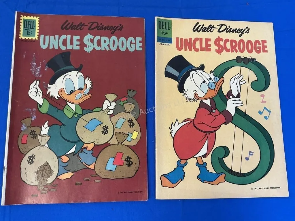 2 DELL Walt Disney�s Uncle Scrooge # 37, 38