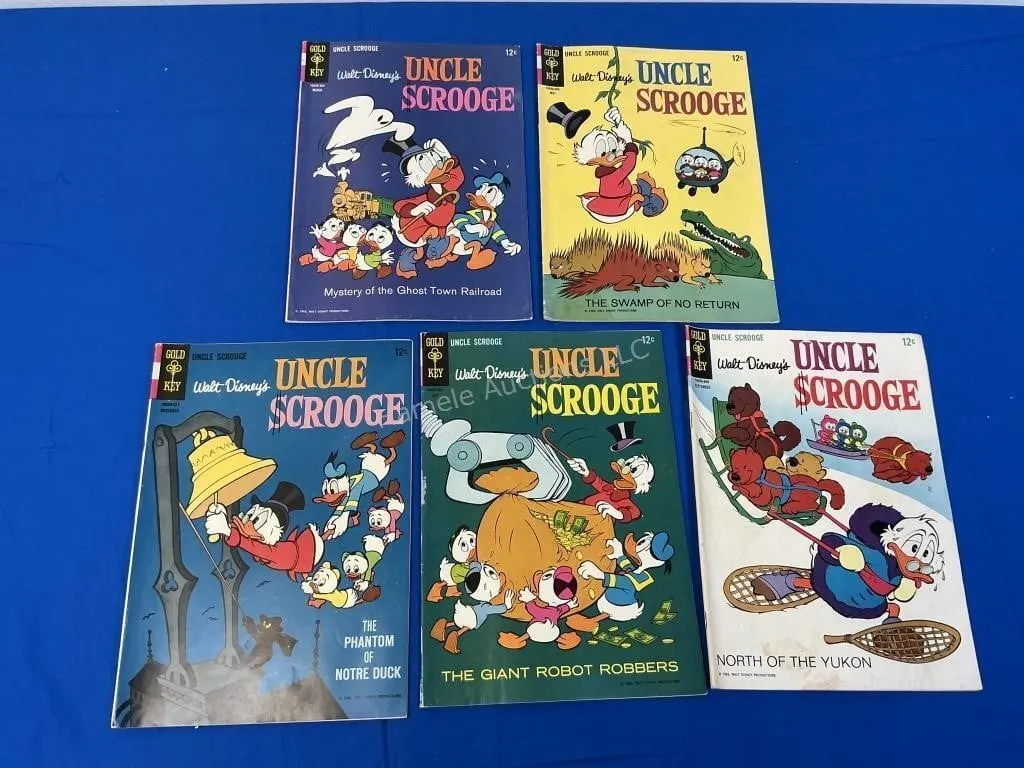 5 Gold Key Walt Disney�s Uncle Scrooge Comics