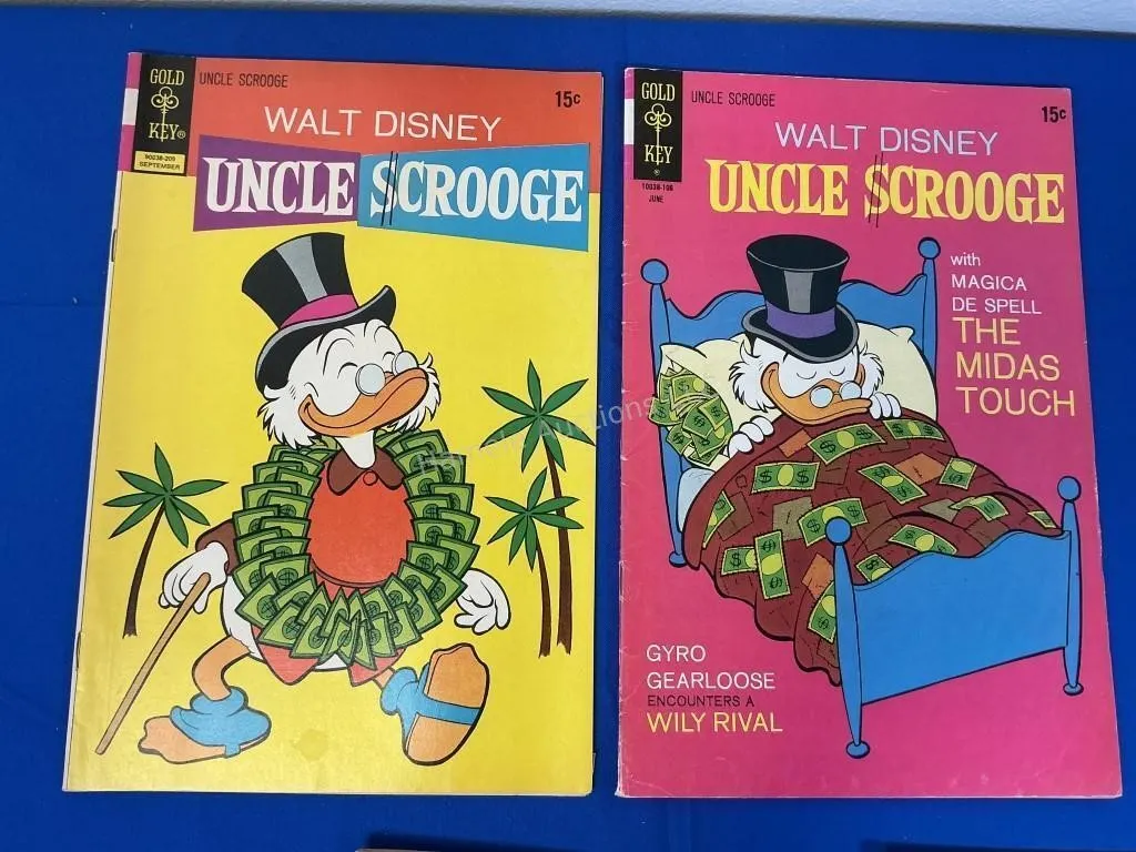6 Gold Key Walt Disney�s Uncle Scrooge Comics