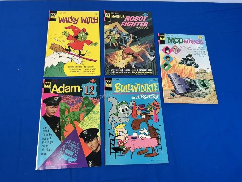 5 Assorted Whitman Comics