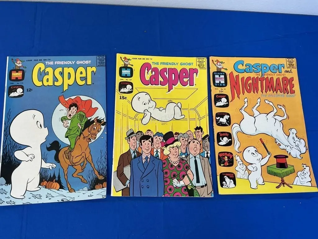 3 Harvey Comics Casper the Ghost